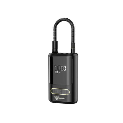 Darziq portable digital air compressor tire inflator for cars, compact and easy-to-use car accessories for inflation.