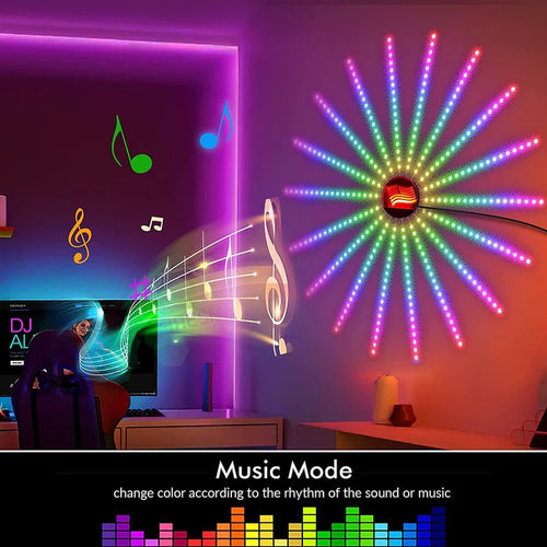 Darziq Smart Firework LED Lights gadget featuring colorful, dynamic LED light displays for festive or decorative use.