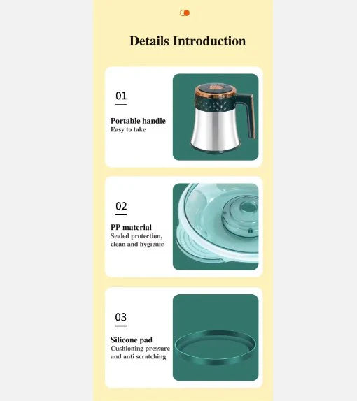 Darziq stainless steel food chopper with sharp blades for easy chopping and food preparation in the home kitchen.